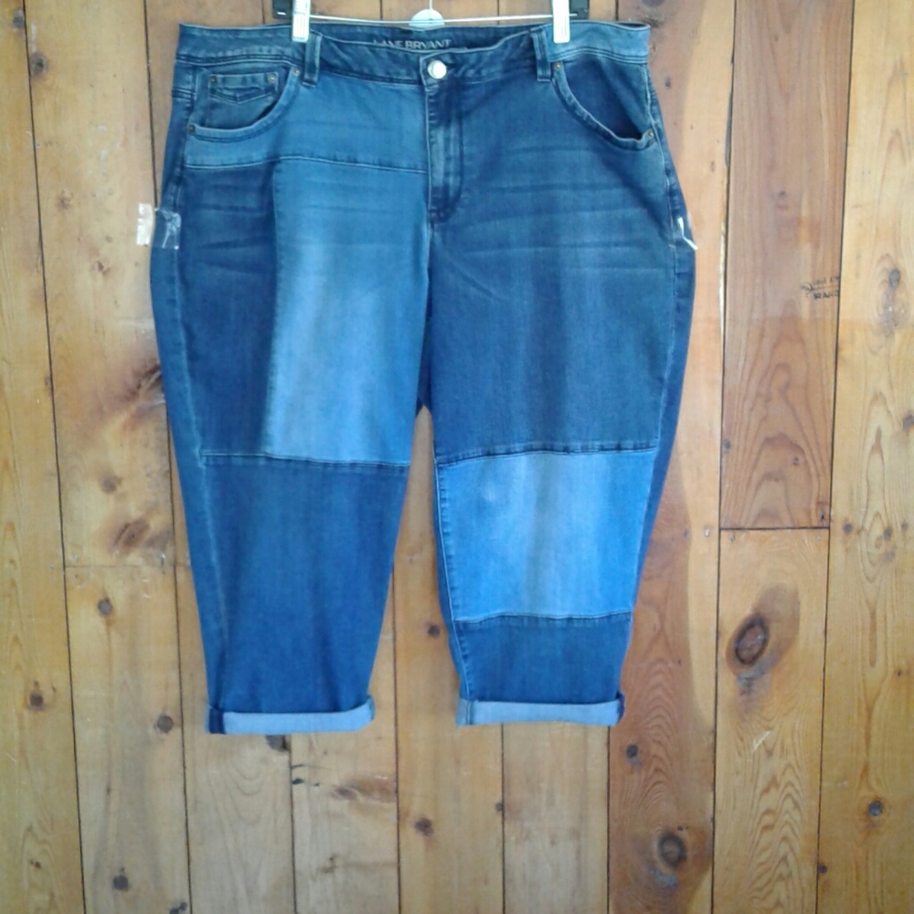 Lane bryant plus size cropped jeans